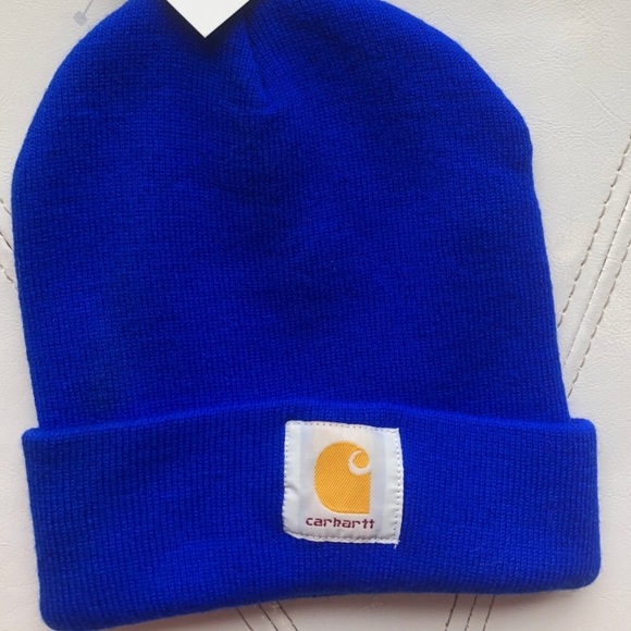 cobalt blue carhartt beanie